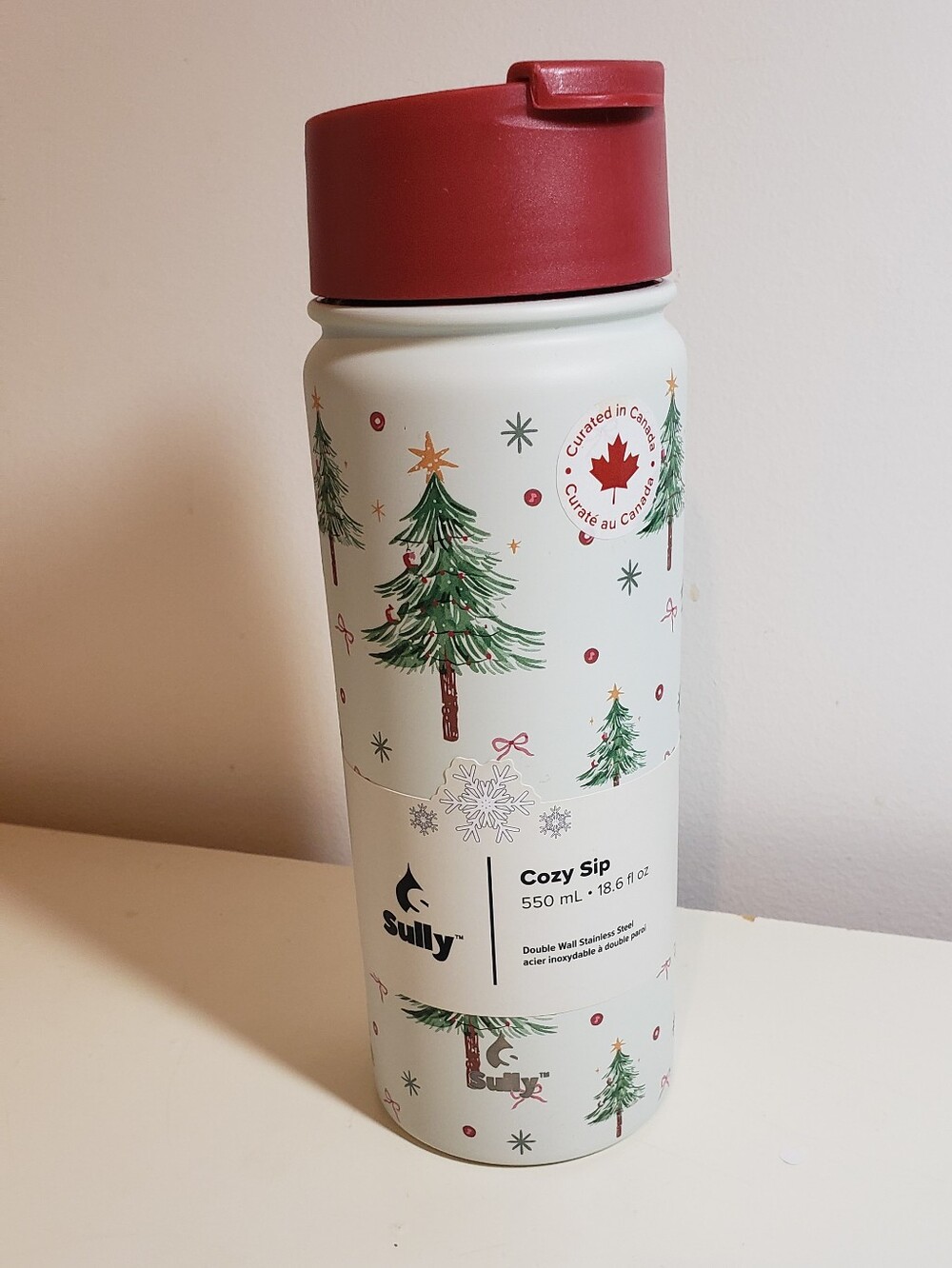 Travel Mug with Holiday Design